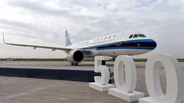 空客a320系列飞机(图片来源:新华社)