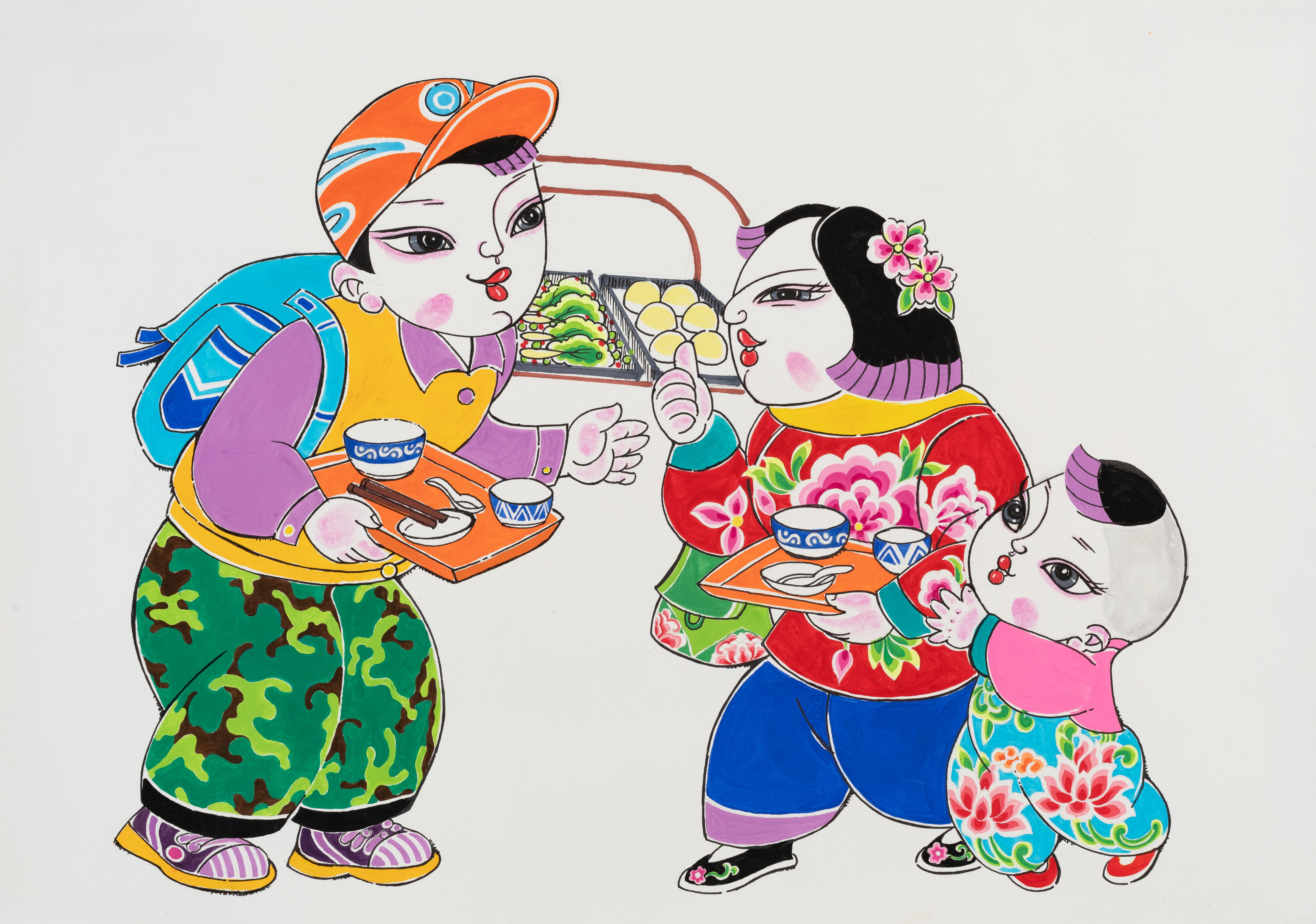 欧洲时报–欧时网-欧时大参-年画里的美满生活