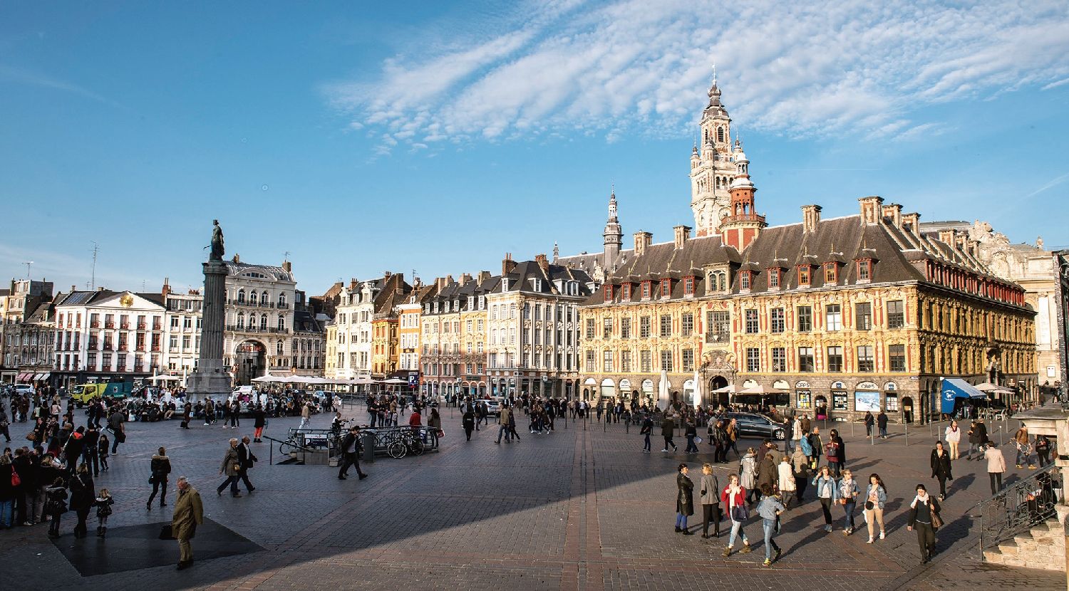 里尔大广场变成步行区